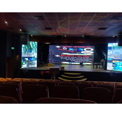 30m2 MÀN HÌNH LED P4.0 GKGD NHÀ HÁT KỊCH HỒNG VÂN - PLAZA THUẬN KIỀU Q5 HCM